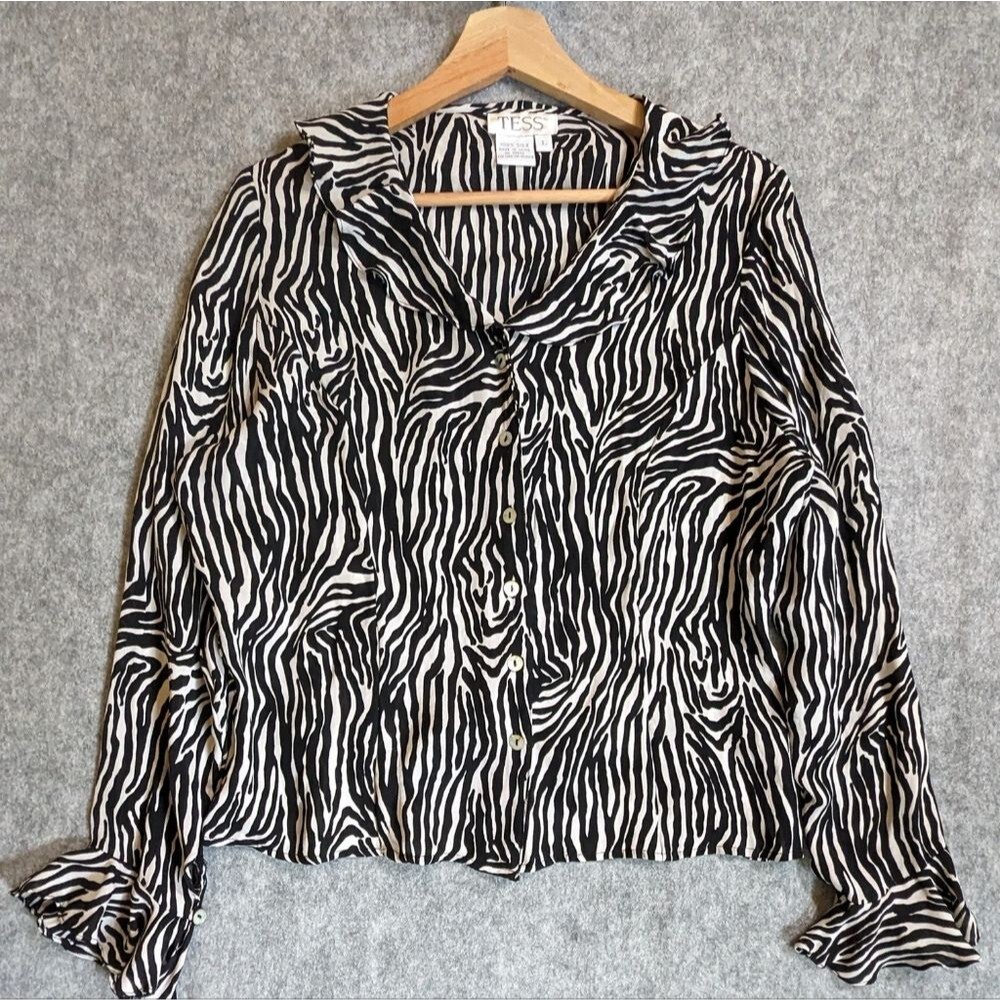 TESS Silk Blouse L
